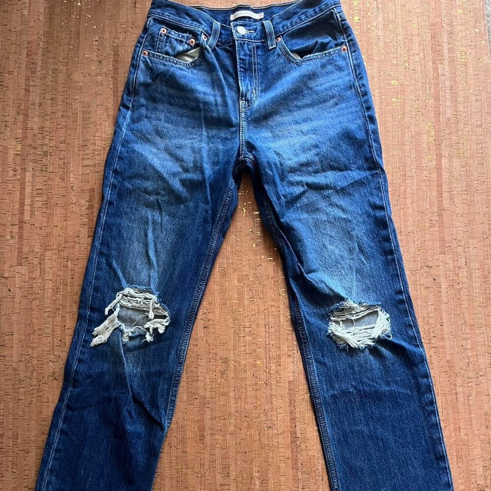 Levi’s distressed denim jeans